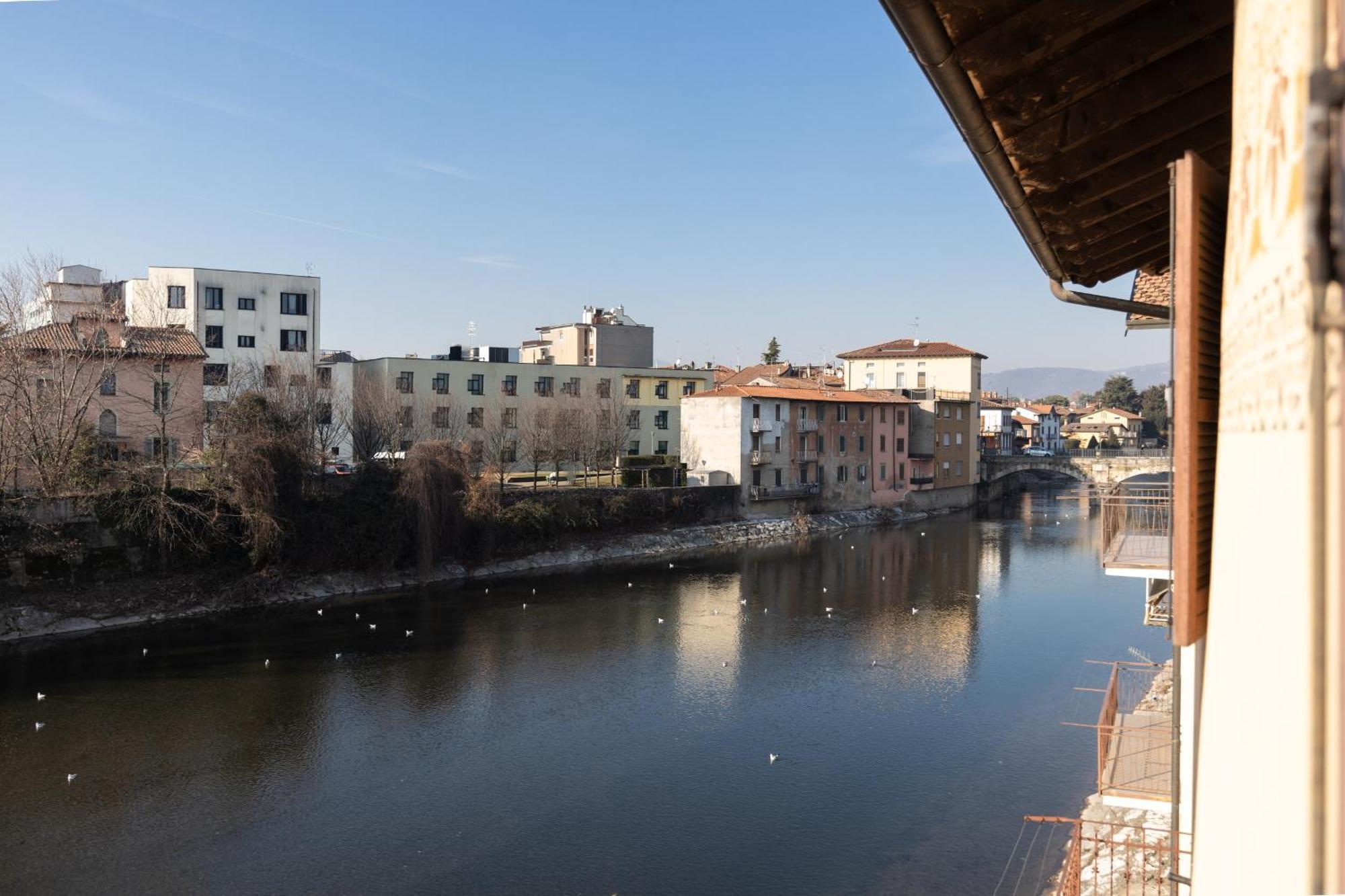 6 Minuti Airport Orio Al Serio, Vista Fiume E Wifi Seriate Exteriér fotografie